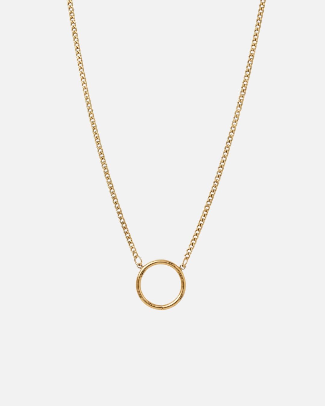 Charm Circle Halskette simple