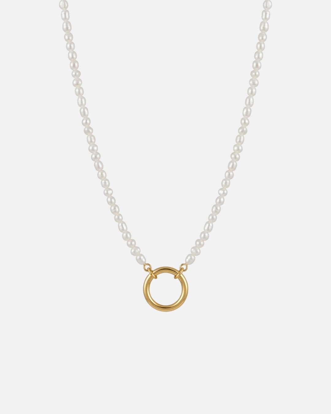 Personalisierbare Charm Halskette Pearl