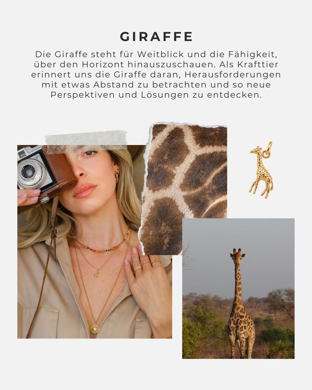 Halskette Giraffe