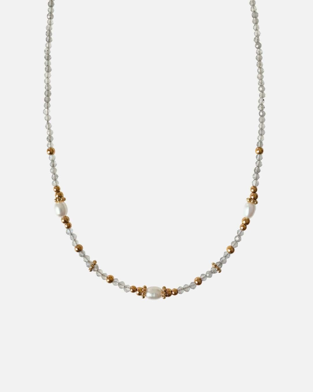 Halskette Labradorit Omen