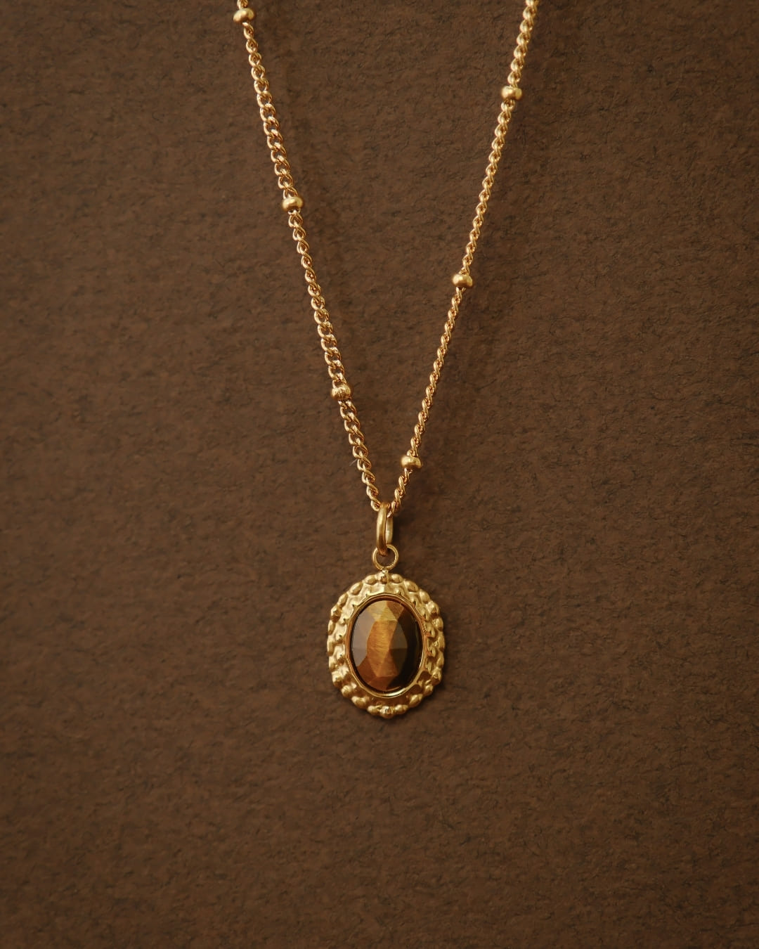 Halskette Ornament Tigereye