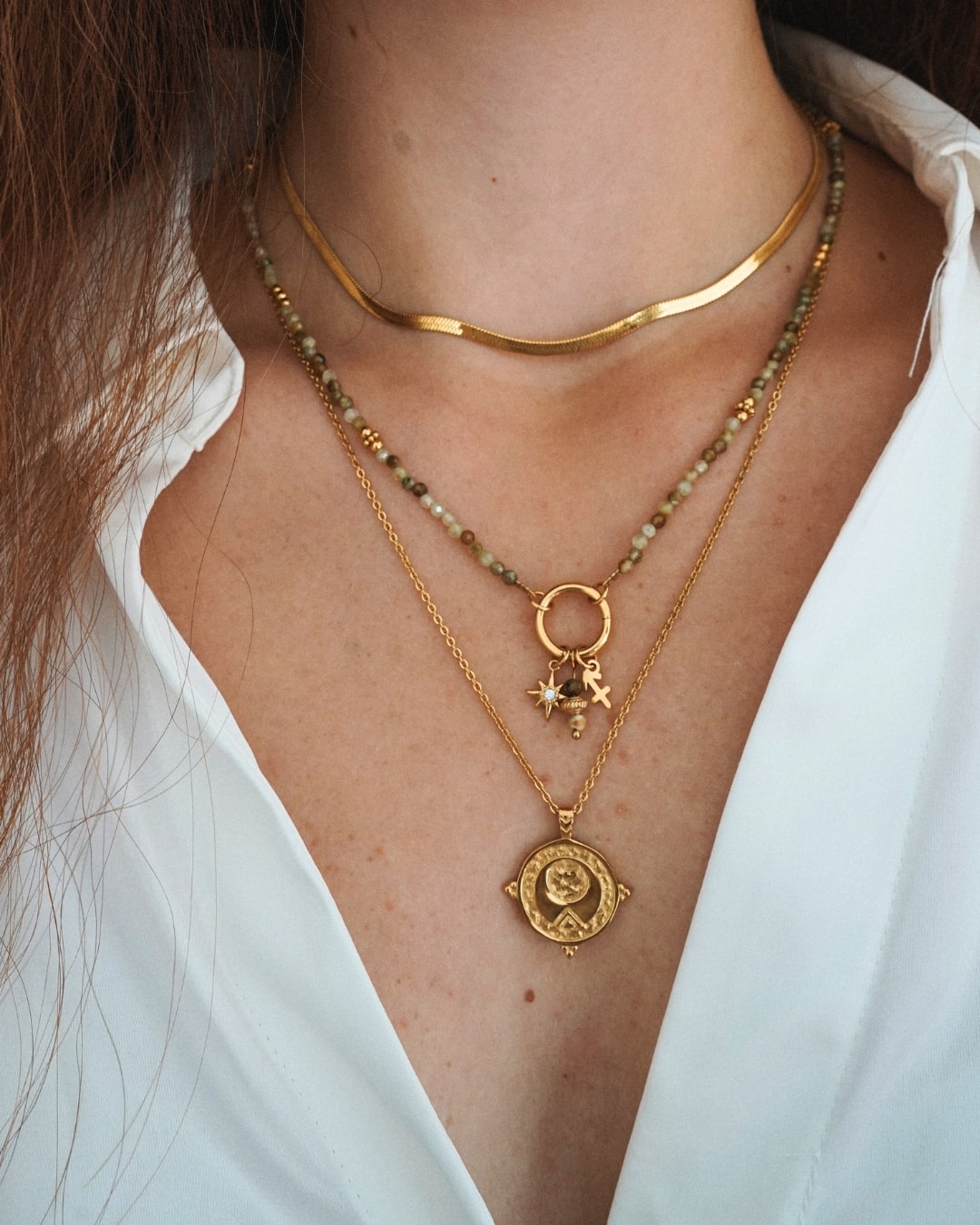 Halskette Sun & Moon