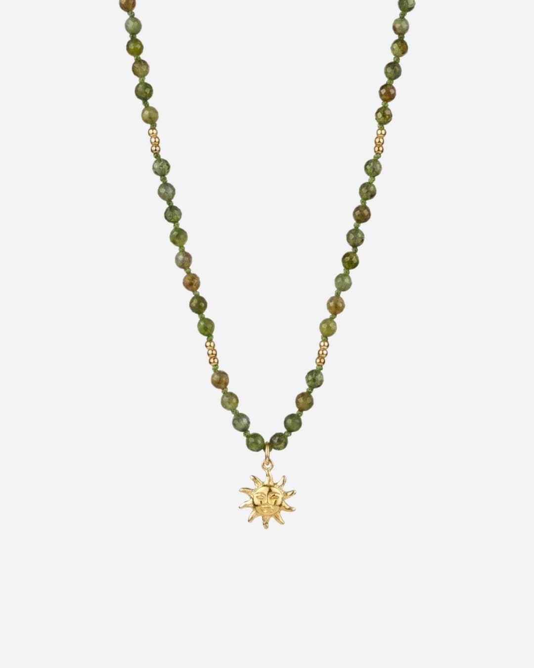 Halskette Vida Green Garnet