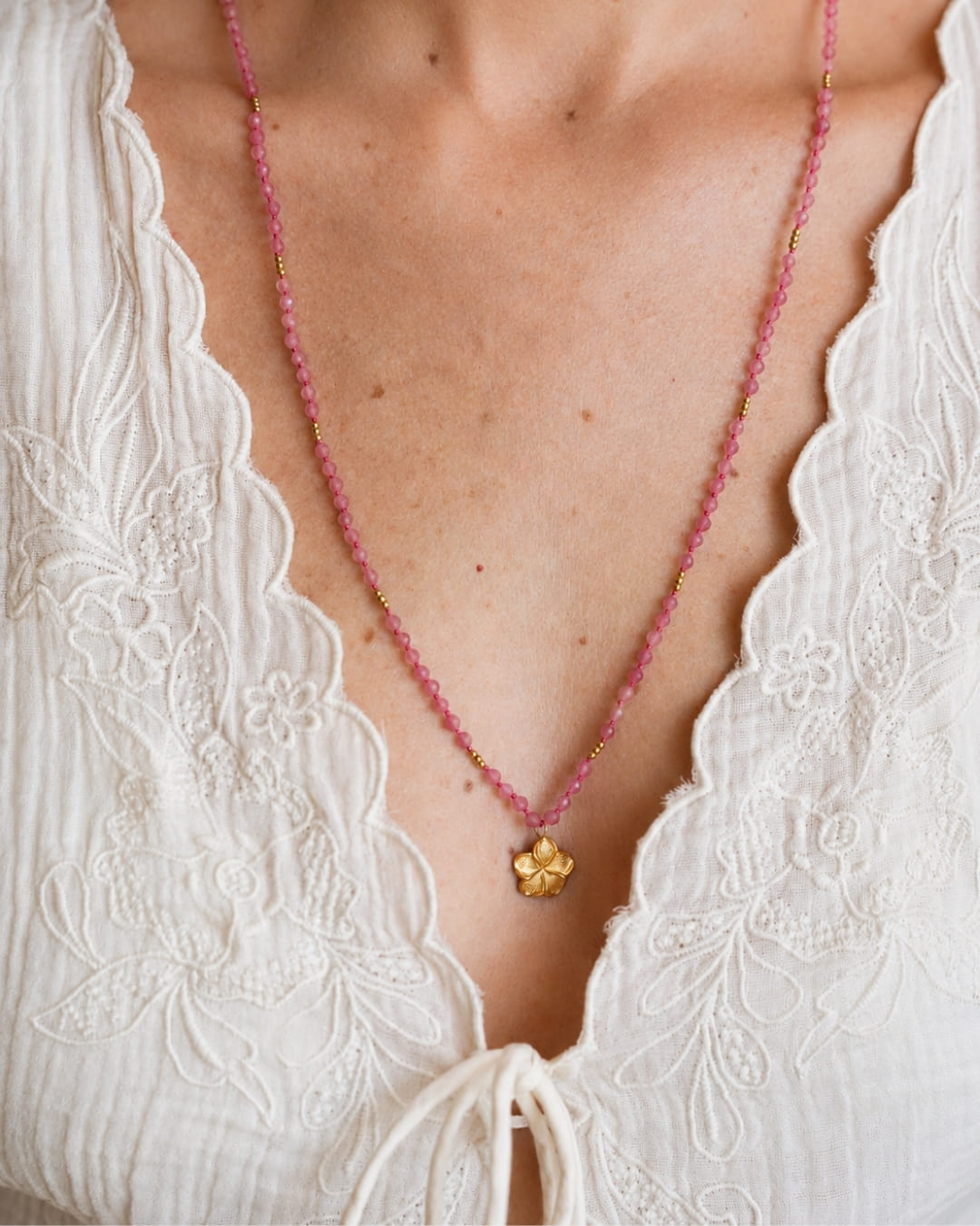 Halskette Vida Pink Tourmaline