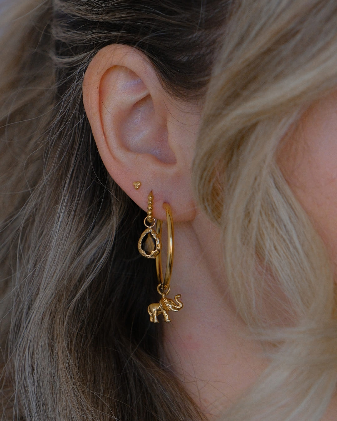 Ohrringe Charm Elephant
