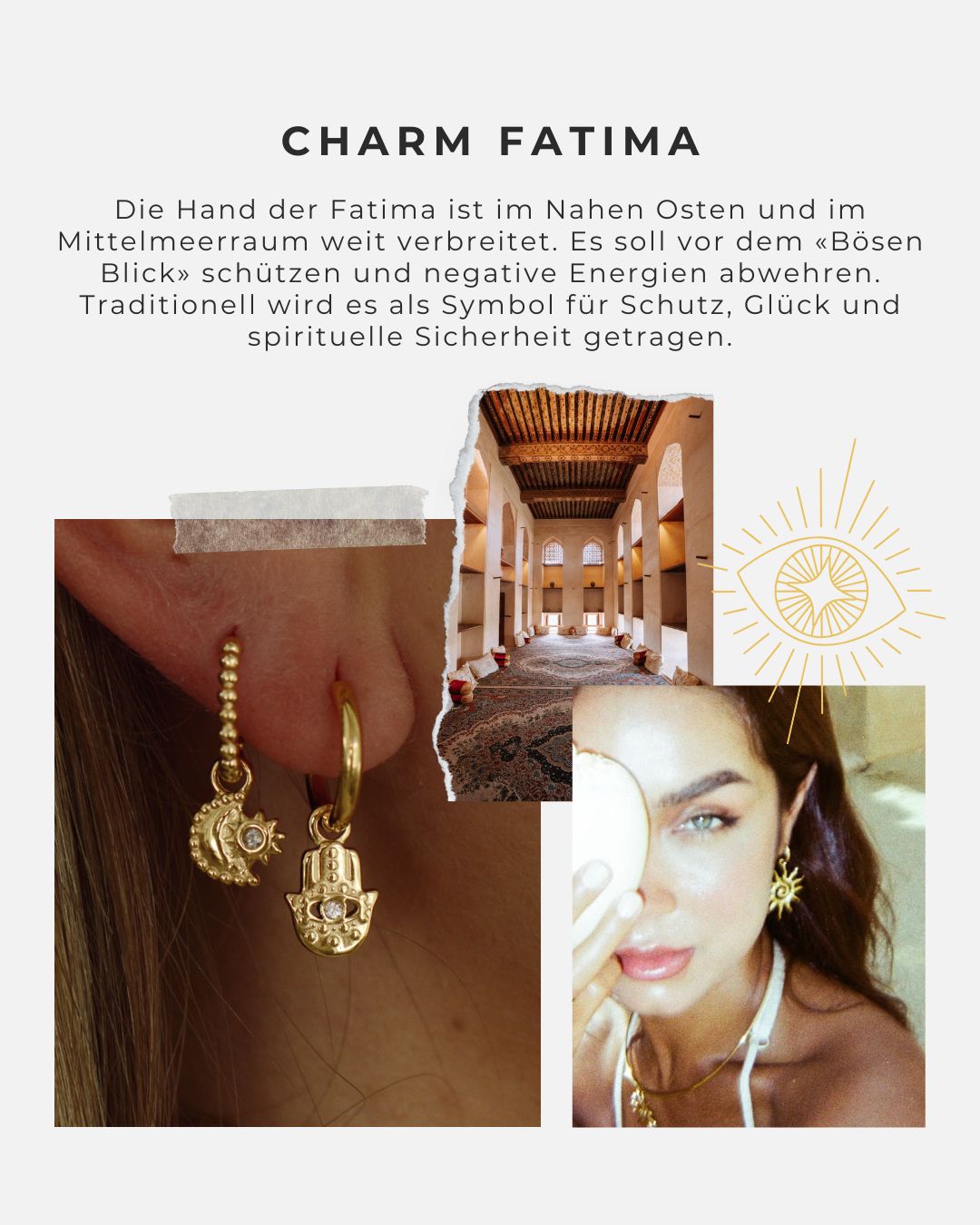 Ohrringe Charm Fatima