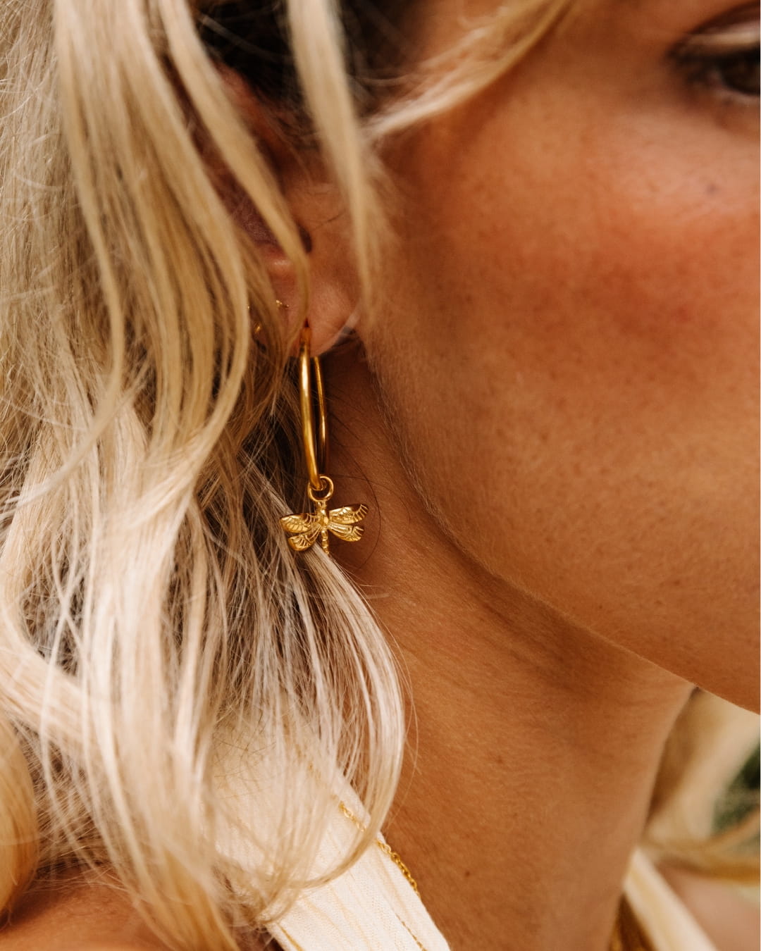 Ohrringe Charm Dragonfly