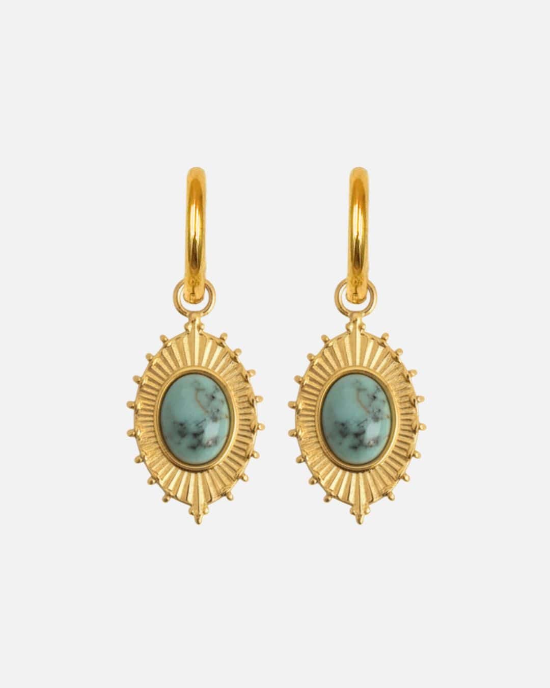 Ohrringe Ornament African Turquoise