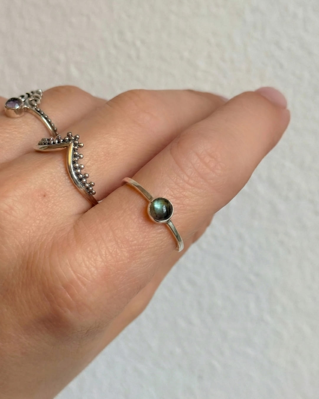 Ring Pulau Labradorit