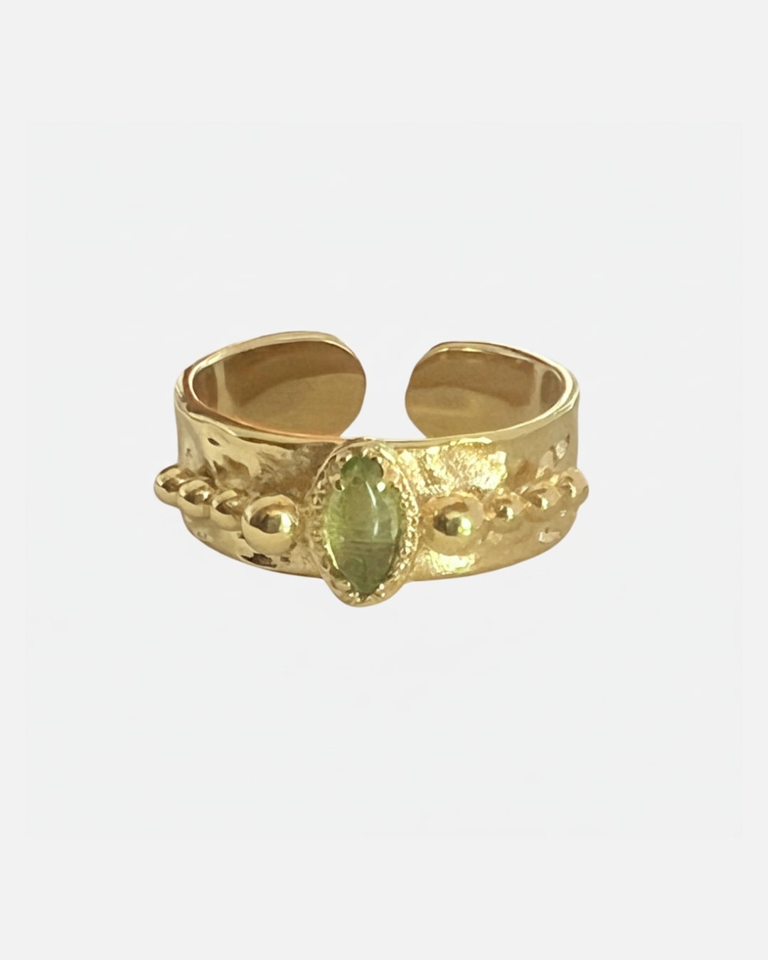 Ring Flare Peridot