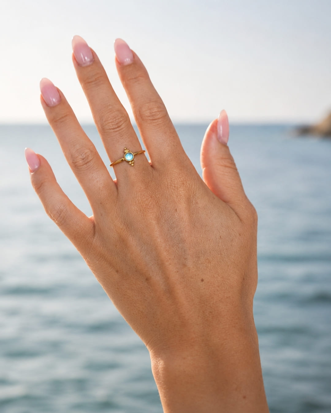 Ring Mare Blue Aquamarine