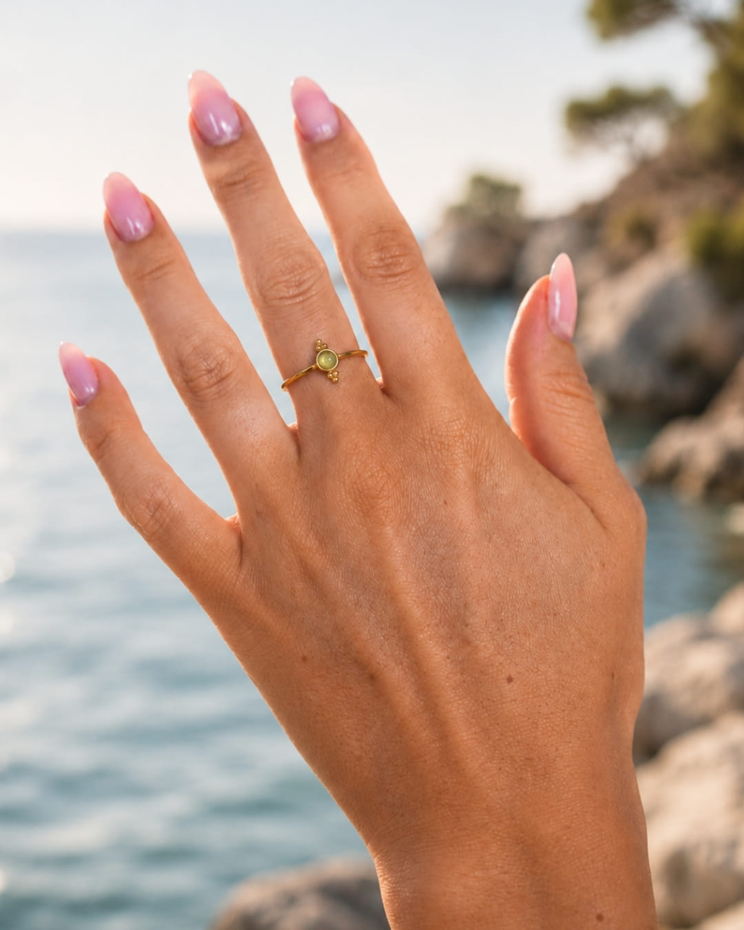 Ring Mare Green Aquamarine