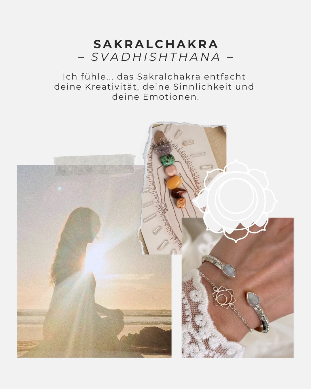 Armband Sakralchakra