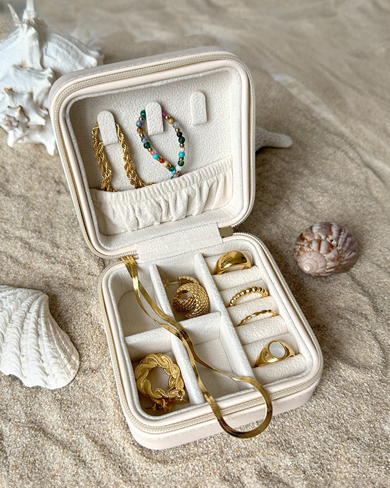 Beach&Bohem Schmuckbox Beige