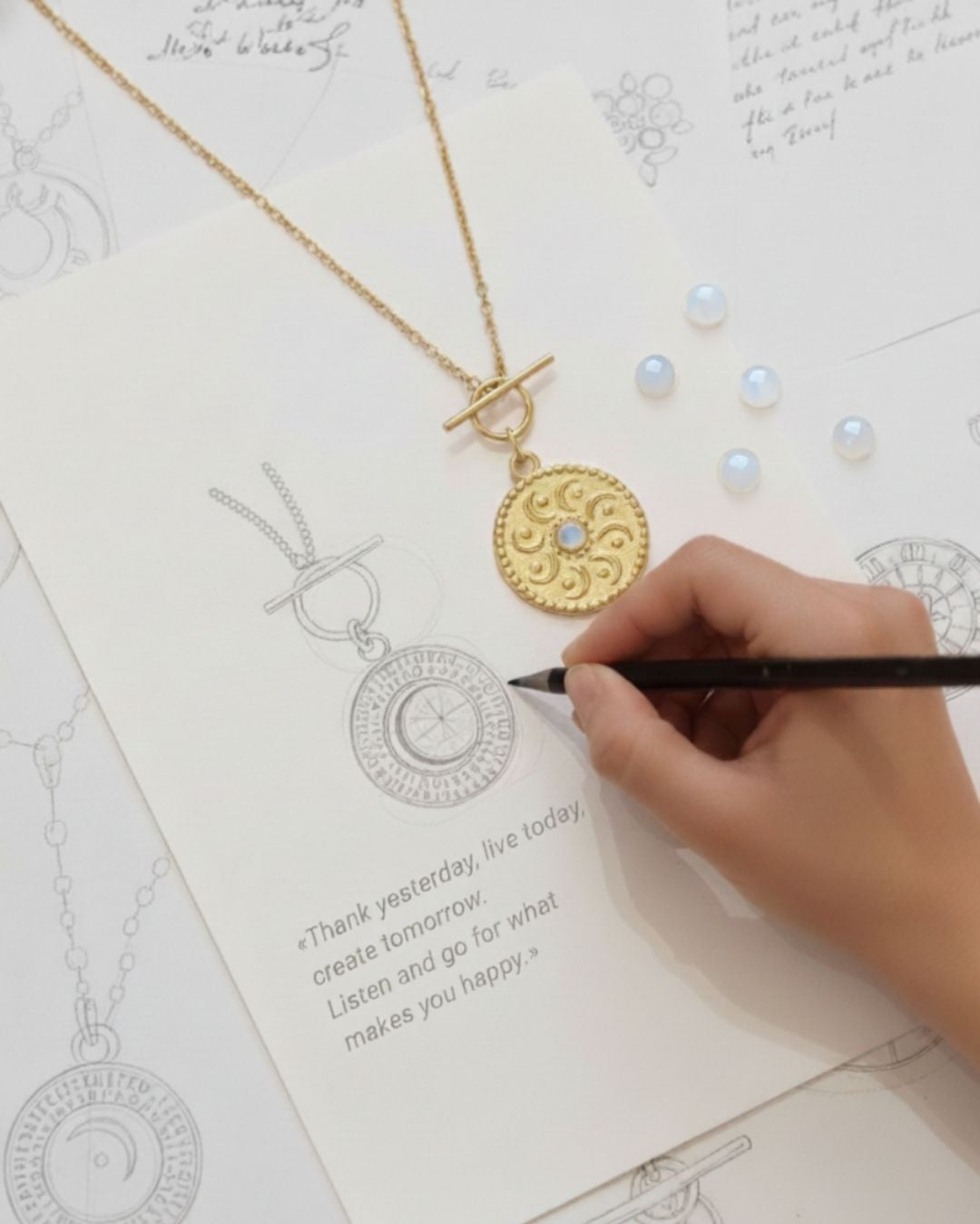 Halskette Serenity Moonstone