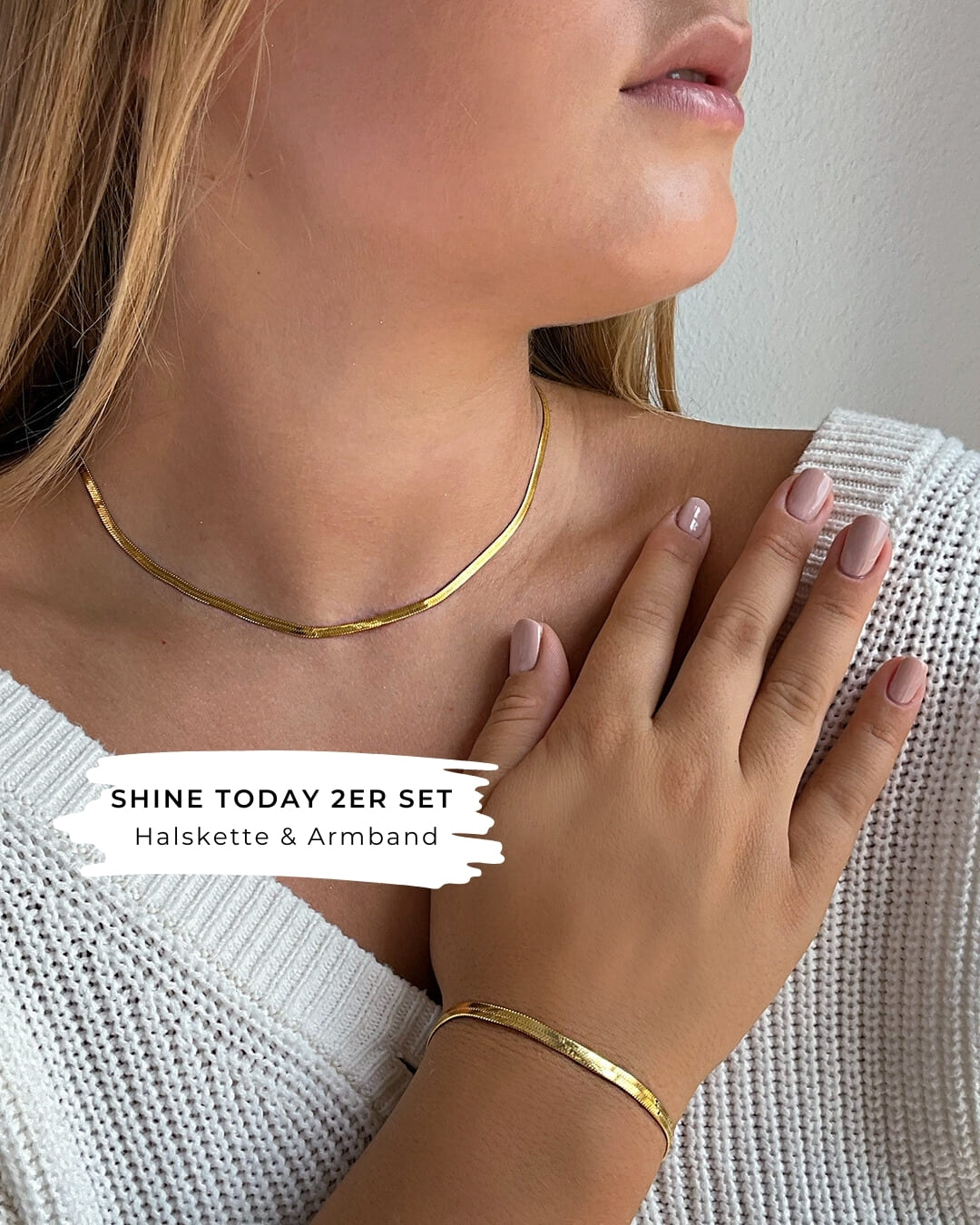 Shine Today 2er Set (Halskette und Armband)