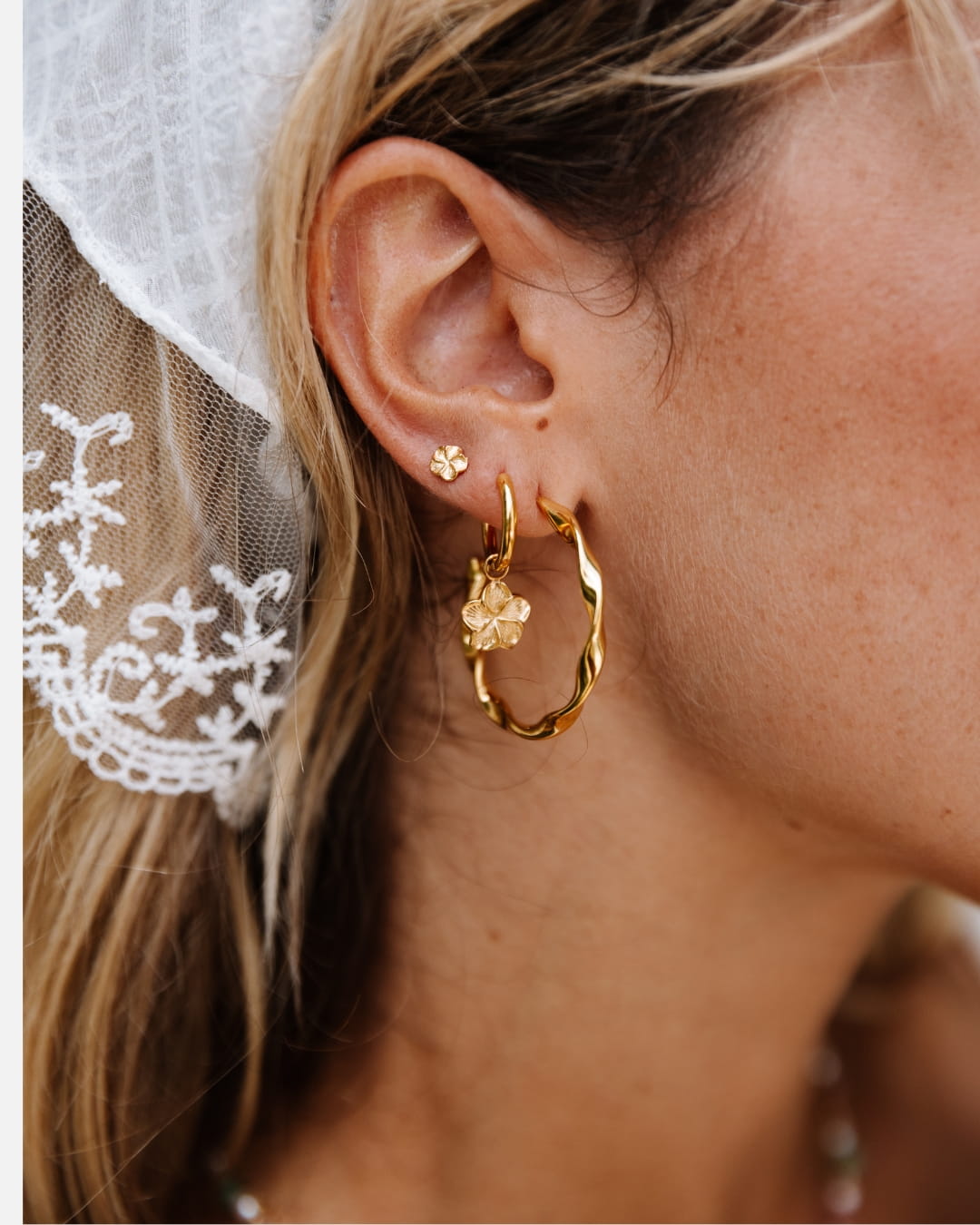 Ohrstecker Frangipani