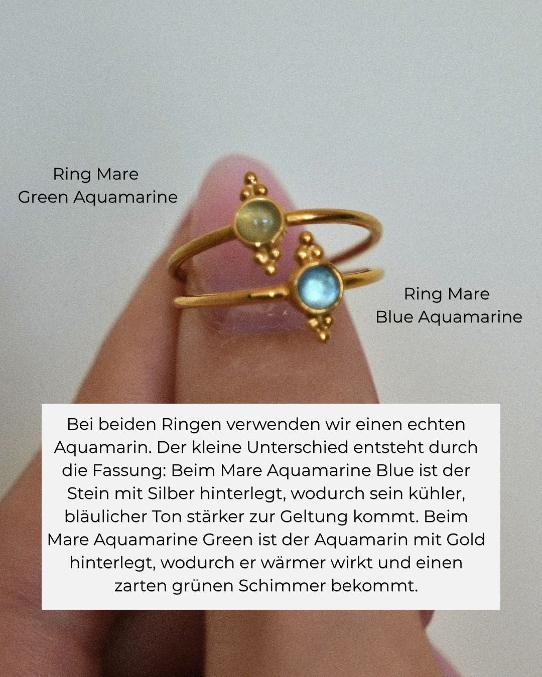Ring Mare Blue Aquamarine