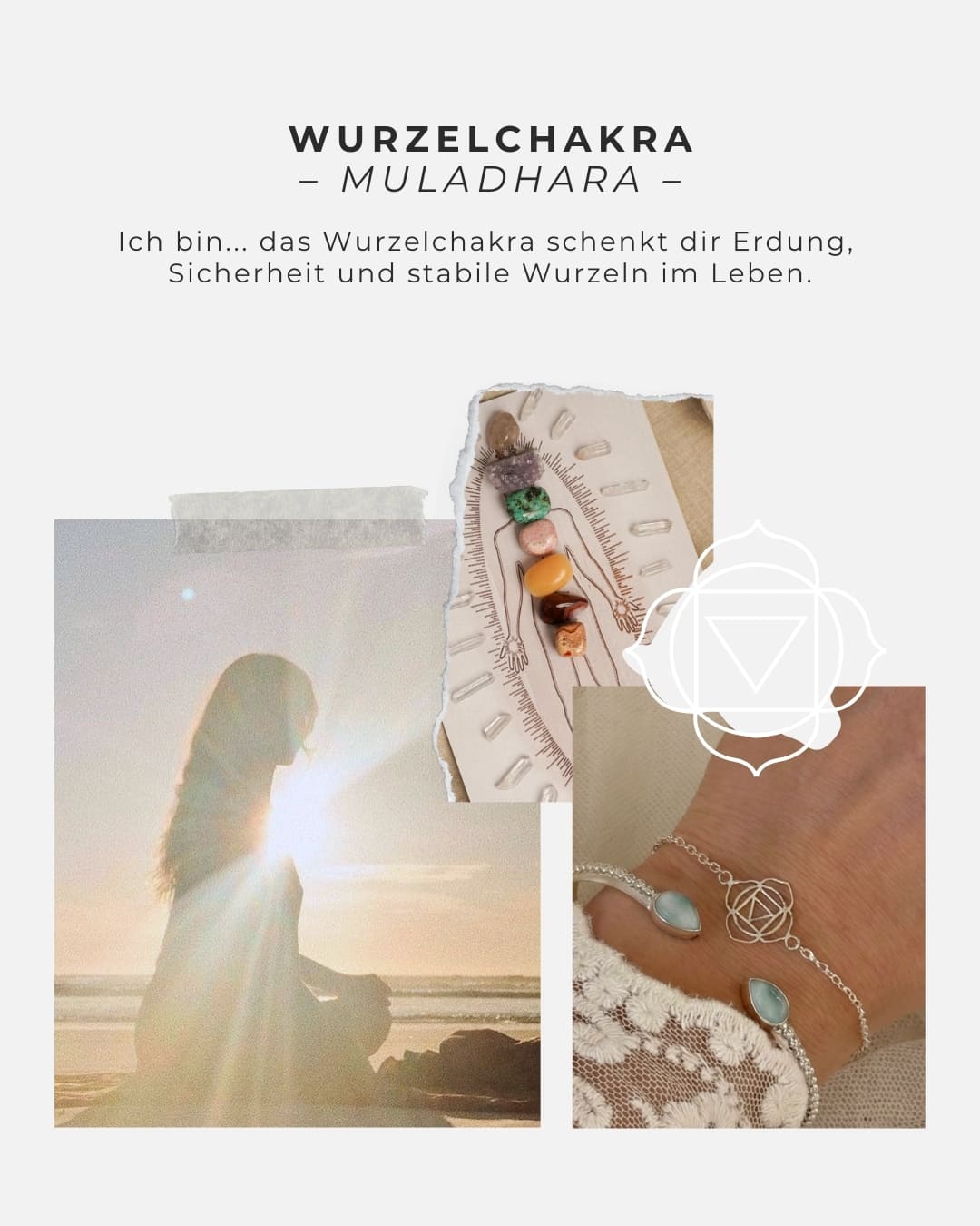 Armband Wurzelchakra