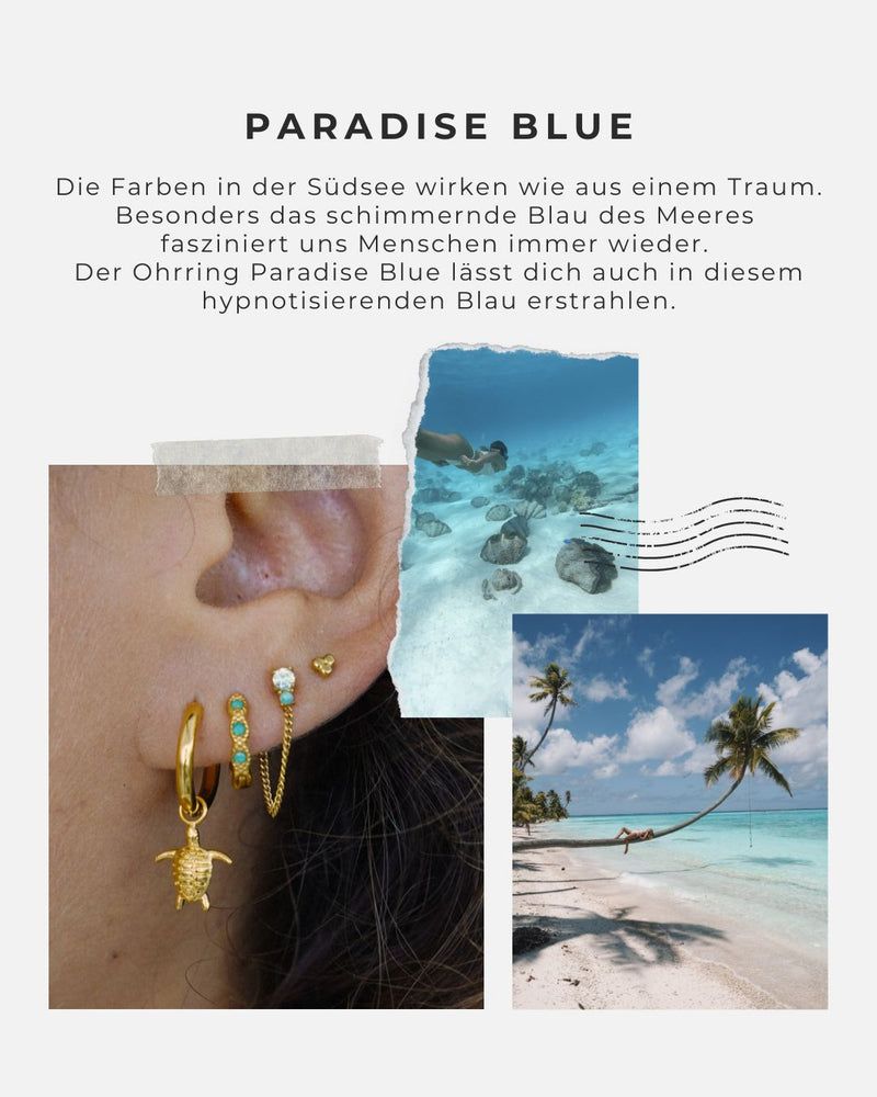 Ohrringe Paradise Blue