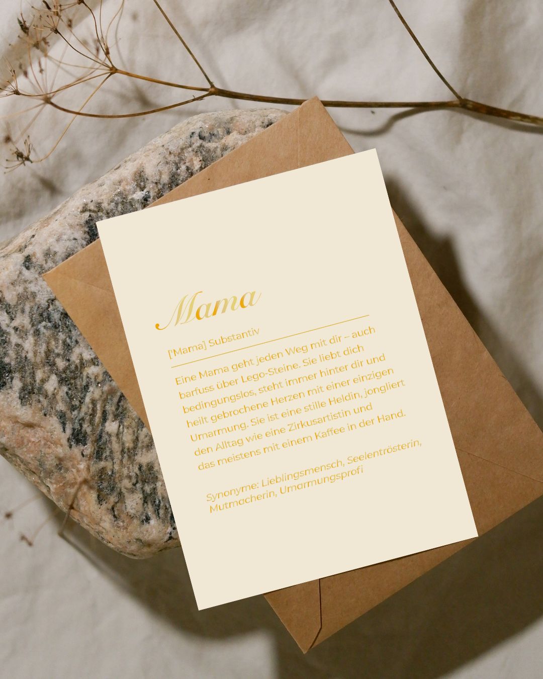 Postkarte Mama